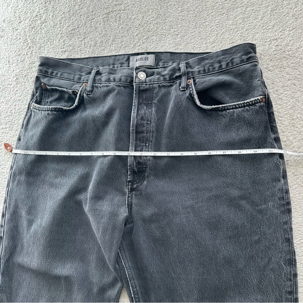 AGOLDE 90s Pinch Waist Jeans - Washed Black - Picture 7 of 8
